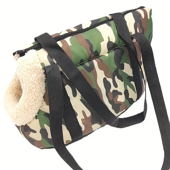 Packable Pet Carrier Plush Bag for small dogs/cats size Medium - Picture 8 of 8